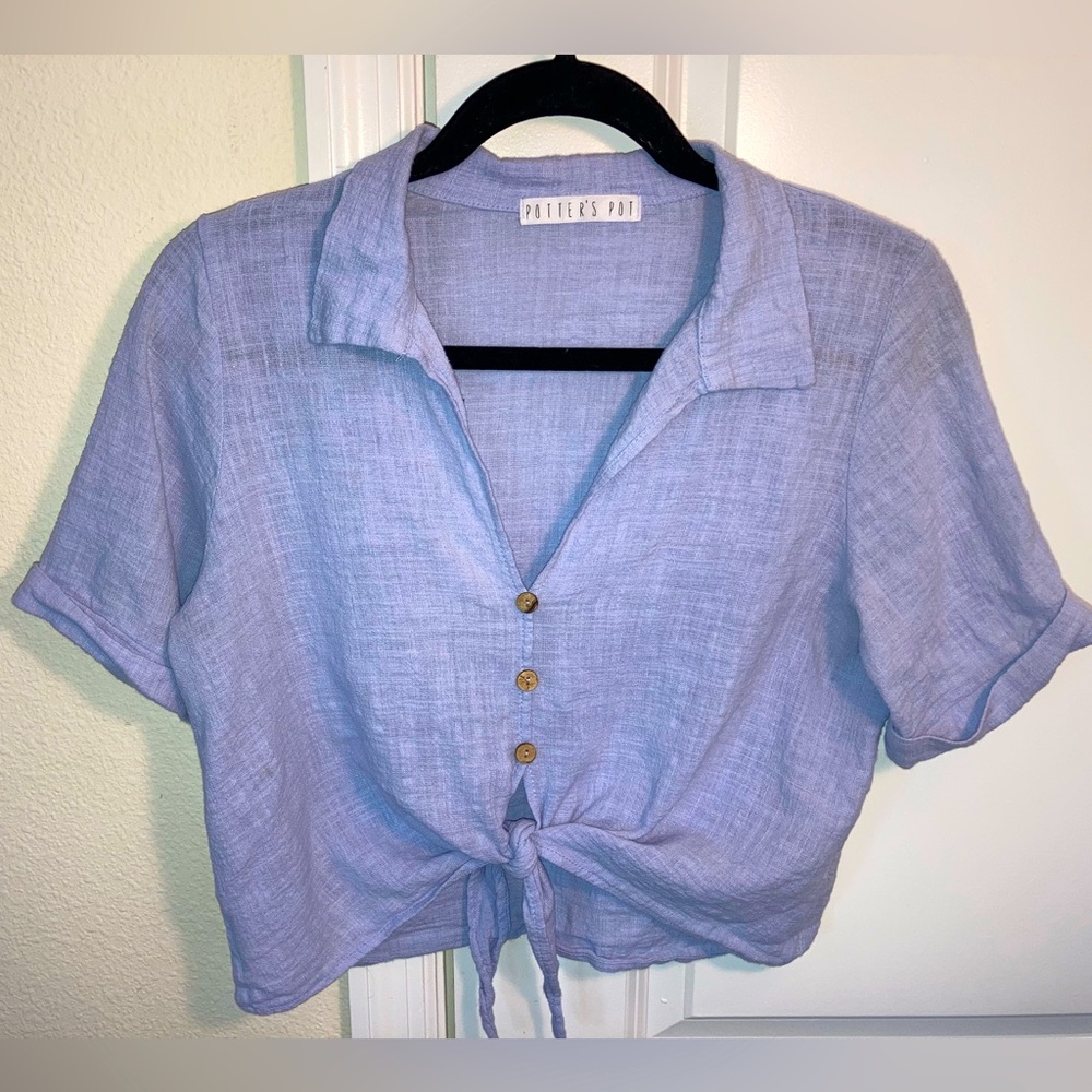 Country style potters pot vintage shirt small